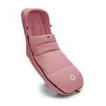 Bugaboo Performance Winter Footmuff - Stroller Accessory Weatherproof Climate Control Removable and Reflective - EVENING PINK