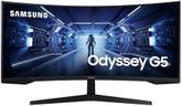 Samsung Gaming Monitor G5 C34G55TWWP, 34 Zoll, VA-Panel, UWQHD-Auflösung, AMD FreeSync Premium, Krümmung 1000R, Bildwiederholrate 165 Hz, Reaktionszeit 1 ms (MPRT), schwarz