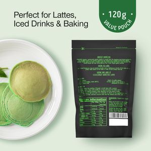 SuperSelf Organic Matcha Powder 120g – Premium Japanese Green Tea