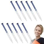 Xumann 10PCS Teeth Whitening Gel, 3ml Teeth Whitening Gel Syringes, Bleaching Gel Teeth Whitener Gels Refills Kit