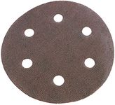 CS Unitec 37646 9" Sandpaper, Velcro 6-Hole Punch, 120 Grit Normal Corundum, (Pack of 25)