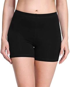 Merry Style Pantaloncini Palestra Donna in Viscosa Shorts Donna per Il Fitness Allenamento Jogging Pantaloncini Sportivi Donna Yoga Hot Pants MS10-283 (Nero, XL)
