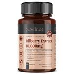 Bilberry Extract 10,000mg x 180 Tablets - 6 Months Supply - 10 X More Anthocyanidins