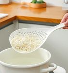 Wolpin Plastic Strainer Colander Liquid Filter High-Temperature Resistant (1 Pc) Long Handle 35 x 14 cm
