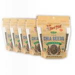 Bob's Red Mill Organic Chia Seeds, 12oz (Pack of 5) - Organic, Non GMO, Gluten Free, Vegan, Keto Friendly, Paleo Friendly, Kosher