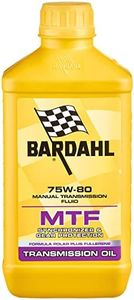 Bardahl - Olio Trasmissione MTF 75W80, Protezione degli Ingranaggi Trasmissione e Blocco Cambio-Differenziale, Synchroniser Performance, per Autoveicoli, 100% Sintetico, 1 Litro
