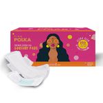 PINQ POLKA Sanitary Pads For Women|40 Pads XXL 330MM|Premium Ultra Thin Heavy Flow & Night|Wider Back & 5 way Sticking|Organic Cotton Soft Rash Free|Biodegradable Diposable Bags|Toxin Free|No Wetness