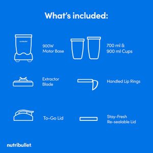 nutribullet 900 Series Blender – High-Speed Personal Smoothie Maker