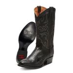 Tony Lama Men's Nacogdoches 13" Teju Lizard Western Boot - 1911 Collection, Full Grain Leather, Cushion Insole, Round Toe, Black, 10