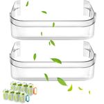 2 Pack 240351602 Freezer Door Shelf Bin Compatible with Frigidaire Refrigerator Replacement for 917237 240351606 AP2115975 PS430028