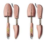 Woodlore Women’s Cedar Wood Shoe Trees Adjustable 2-Pack (For 2 pair of Shoes), Aromatic, USA Made (Small Fits Sizes 5-7.5)