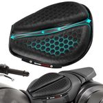 GRAND PITSTOP Gel Air Seat Cushion, Detachable Cover, High-Density 3D Honeycomb Gel Structure Ideal for Medical, Office, Home, Motorcycle, Car Lumbar Support- Universal Fit & Breathable Design