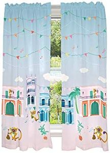 Franco Kids Window Curtain Panels Drapes Set, 82 in x 63 in, Sony Vivo