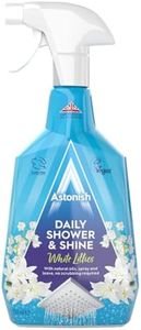 Astonish Specialist Daily Shower & Shine Cleaner, 750ml | Prevents Build-up of Water Marks & Limescale | Spray & Leave Formula | Vegan & Curelty Free