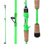 Sougayilang Fishing Rods,5.9ft 2-Section Carbon Fiber Casting Rod with Comfortable Cork Handle Suit for Freshwater Saltwater Night Fishing