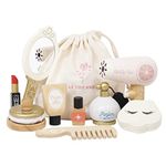 Le Toy Van - Wooden Cosmetic Set With Bag Role Play Toy | Star Beauty Bag Pretend Play Set - Suitable For 3 Years +