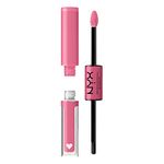 NYX PROFESSIONAL MAKEUP, Shine Loud, High shine lip color, 16HR wear, Vegan Formula - TROPHY LIFE (Mauve Pink)