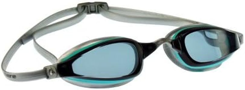 Aqua Sphere Women's K-180 Smoke Lens Goggles (Aqua/Crystal)