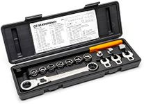 GEARWRENCH 15 Pc. Serpentine Belt Tool Set with Locking Flex Head Ratcheting Wrench - 89000