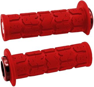 Generic MP+ ODI Rogue Tire Tread 2.1 Lock-on ATV/PWC Grips (125mm) Bright Red Thumb Throttle - USA Made