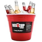 Reusable Red Party Bucket, Ice Buck