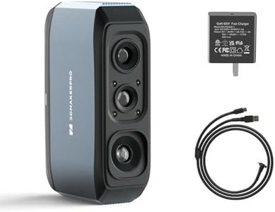 3DMakerpro 3D Scanner Moose, Medium-Format 3D Scanners for Printing, Blue Led Light Source, Up to 0.03mm Accuracy, 24-Bit Full-Color Scanning