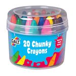 Galt Toys, Chunky Crayons - 20 Pieces, Easy to Hold Crayons for Kids, Ages 3 Years Plus