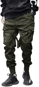 Aelfric Eden Mens Jogger Pants Japanese Cargo Sweatpants Tactical Pant Multi-Pockets Techwear Hip Hop Streetwear
