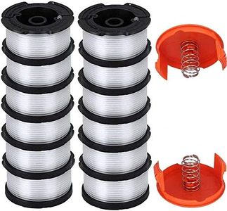 AF100 Replacement Spool for Black and Decker AF-100-3ZP AF-100-BKP,30-Foot,0.065-Inch,(AF-1003ZP) fits GH900 GH600 GH610 String Trimmer 30ft 0.065" Trimmer Line Replacement Spool Refills (12 + 2)