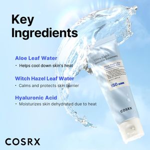 COSRX Ultra-Light Invisible Sunscreen SPF 50 PA++++ – Hydrating Korean Sun Cream, 50mL