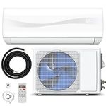 DORTALA 12000 BTU Mini Split Air Conditioner & Heater, 20 SEER2 115V Pre-Charged Inverter Heat Pump System, Wall Mounted Ductless AC Unit with Control & Installation Ki