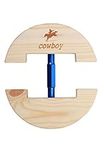 Cowboy Hat Stretcher,Large Size 7 1/2" to 10 5/8"-Colourful Adjustable Buckle Heavy Duty (Large, Blue)