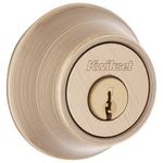 Kwikset 660 5 RCAL RCS Single Cylinder Deadbolt, Antique Brass by Kwikset