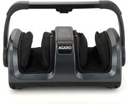 AGARO Royal Air Compression Foot Massager, Shiatsu Foot Massager, Kneading & Rolling Function, Lukewarm Heat, For Pain Relief, Muscle Relaxation & Improving Blood Circulation, Includes Remote Control.