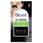 Biore Deep Cleansing Charcoal Pore Strips for Nose, 6 Count