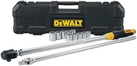 DEWALT Torque Wrench Tool Set, Tire Change Kit, 50-250 FT-LB, 12 Piece with Storage Case (DWMT45012)