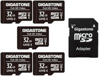 Gigastone 32GB 5-Pack Micro SD Card