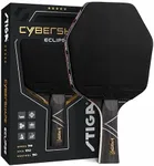 STIGA Cybershape Eclipse Ping Pong Paddle – Professional Performance Table Tennis Racket - Hexagon Shape Tournament-Quality Paddle for Spin, Speed, and Control