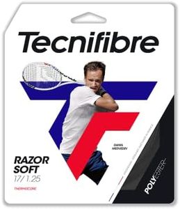 Tecnifibre Razor Soft Monofilament Polyester Tennis String 1.25mm Carbon - 12m Set
