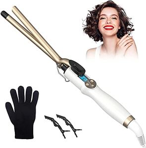 Fer à Friser, AIMERVO Fer à boucler ultra-fin 13mm en Céramique, 11 Températures de 110 à 210°C, s’utilise sur tous les types de cheveux épaisse/fine/longs/courts, Petites boucles/Cheveux Bouclés Afro