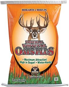 Whitetail Institute Oats Plus Deer Food Plot Seed, High-Sugar Oat Variety Establishes and Grows Quickly and is Highly Attractive to Deer, Cold Tolerant and Winter Hardy, 45 lbs (.5 acre)