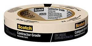 Scotch Painter’s Tape Masking Tape, Contractor Grade 24 mm (1 Roll) - 2020