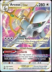 Arceus VSTAR 123/172 Brilliant Stars - Ultra Rare Pokemon Card