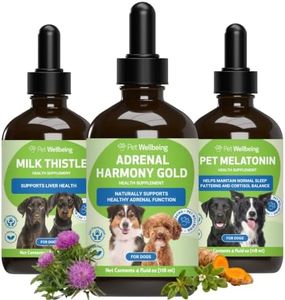 Pet Wellbeing Adrenal Care Kit for Dogs - Comprehensive Adrenal Support & Cortisol Balance for Dogs - Veterinarian-Formulated Value Size