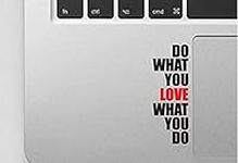 Do What You Love Motivational Inspirational Quote Laptop Sticker Decal Compatible with MacBook Retina, MacBook Pro, MacBook Air