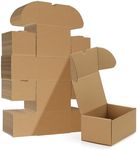 HORLIMER 6x4x3 inches Shipping Boxes Set of 40, Brown Corrugated Cardboard Box for Mailing, Packaging, Small Business