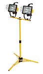 Designers Edge L13 1000-Watt Telescope Worklight, Yellow, 120-Volt