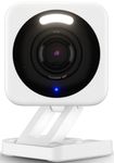 Wyze Cam v4, 2K HD Wi-Fi Smart Home Security Camera, Indoor/Outdoor Use, Pet/Baby Monitor, Motion Activated Spotlight/Siren, Enhanced Color Night Vision, 2-Way Audio, Local/Cloud Storage, Wired, White