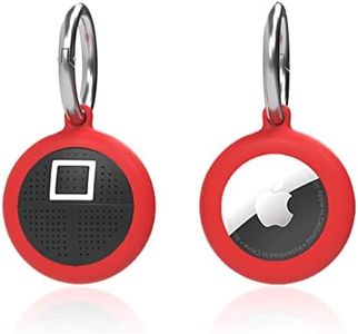 IEMY Funda para Air Tag Diseñado con Silicona Suave y Llavero para Locador Finder Rastreador Bluetooth Producto Creativo Anti Arañazo Portátil TPU Protección - Gerente