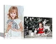 Artley Prints Portrait Personalised Canvas Prints With Photos on Custom Canvas Wall Art Pets, Baby, Wedding Pictures 40 x 30cm (16 x 12 inches) A3